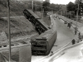 ACCIDENTE FERROVIARIO DE UN TREN DE LOS FERROCARRILES VASCONGADOS DESCARRILADO A LA ALTURA DE AÑORGA. (Foto 6/6)