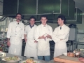 Cocineros en Berezao, entre ellos, Aitor Aizpurua y Alberto Elorza