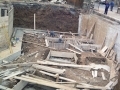 Obras de construcción de la Escuela de Hostelería