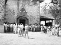 Acto de colocación de la imagen en la ermita