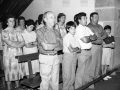 Asistentes a la misa del acto