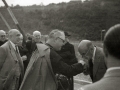 ACTO DE COLOCACION DE LA PRIMERA PIEDRA DEL FRONTON ATANO  III EN EL CAMPO DE DEPORTES DE ANOETA. (Foto 2/14)