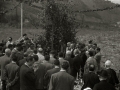 ACTO DE COLOCACION DE LA PRIMERA PIEDRA DEL FRONTON ATANO  III EN EL CAMPO DE DEPORTES DE ANOETA. (Foto 4/14)