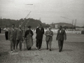 ACTO DE COLOCACION DE LA PRIMERA PIEDRA DEL FRONTON ATANO  III EN EL CAMPO DE DEPORTES DE ANOETA. (Foto 10/14)