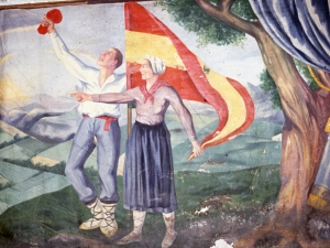 [Simon Arrietak batzokirako eginiko Errepublikaren telarra]