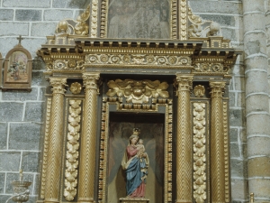 Iglesia parroquial de Nuestra Señora de la Asunción. Retablo de la Virgen del Rosario