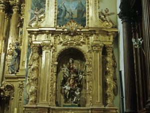 Iglesia parroquial de Nuestra Señora de la Asunción. Retablo de la Virgen del Rosario