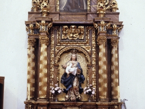 Iglesia parroquial de San Bartolomé. Retablo de la Virgen del Rosario