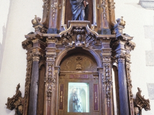 Iglesia parroquial de Nuestra Señora del Rosario de Ugarte. Retablo de Andra Mari