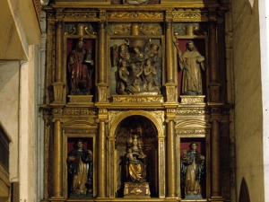 Iglesia parroquial de San Juan Bautista. Retablo de la Virgen del Rosario