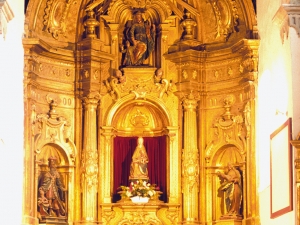 Iglesia parroquial de Nuestra Señora de la Esperanza de Uribarri. Retablo de la Virgen de la Esperanza