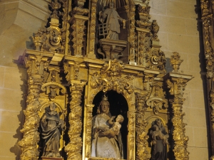 Iglesia parroquial de San Miguel de Garagartza. Retablo de la Virgen con niño