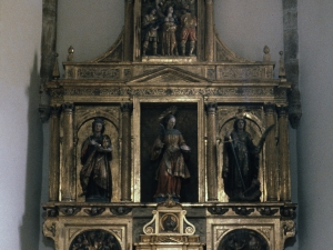 Iglesia parroquial de Santa Águeda de Guesalibar. Retablo de Santa Águeda