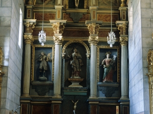 Iglesia parroquial de Santa Eulalia de Bedoña. Retablo de Santa Eulalia