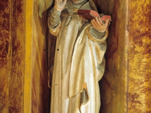 Ermita de San Valerio de Veneras. Escultura. Santo obispo
