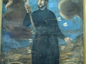 Iglesia parroquial de San Pedro. Pintura. Retrato del padre Martín Julián de Lizardi