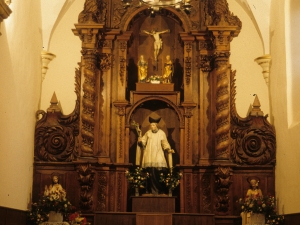 Iglesia parroquial de San Millán de Arkarazo. Retablo de San Millán