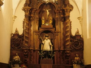 Iglesia parroquial de San Millán de Arkarazo. Retablo de San Millán