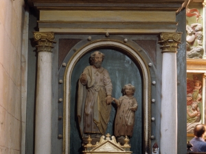 Iglesia parroquial de Santiago Apóstol de Goroeta. Escultura. San Joaquín