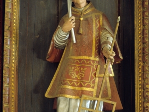 Ermita de San Blas de Goroeta. Escultura. San Lorenzo