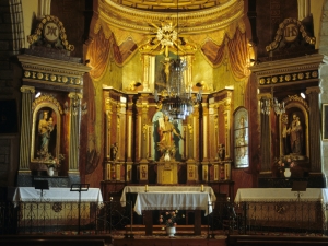 Iglesia parroquial de San Juan Bautista de Aozaratza. Escultura. San Vicente