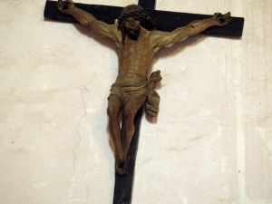 Iglesia parroquial de San Juan Bautista de Aozaratza. Escultura. Cristo Crucificado