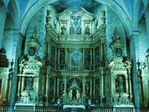 Iglesia parroquial de San Martín. Retablo de San Martín de Tours