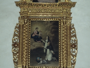 Iglesia parroquial de Nuestra Señora de la Asunción. Retablo de la Virgen del Rosario