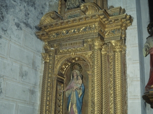 Iglesia parroquial de San Juan Bautista. Retablo de la Virgen del Rosario