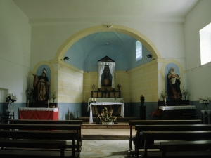 Ermita de Ergiña. Altar de la ermita