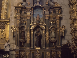 Iglesia parroquial de San Esteban. Retablo de San Francisco de Asís