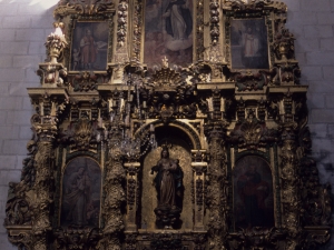 Iglesia parroquial de San Esteban. Retablo de la Virgen del Rosario