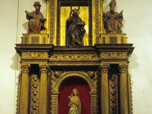 Ermita de Nuestra Señora de Aizpea. Retablo de Andra Mari de Aizpea