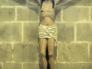 Iglesia parroquial de San Pedro de Elkano. Escultura. Cristo Crucificado
