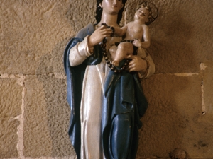 Iglesia parroquial de San Pedro de Elkano. Escultura. Virgen del Rosario
