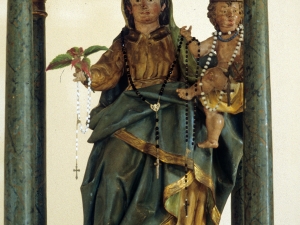 Ermita de Nuestra Señora de Altzagarate. Escultura. Virgen del Rosario
