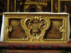 Iglesia parroquial de San Martín de Tours. Mesa de altar