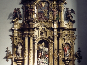 Iglesia parroquial de San Martín de Tours. Retablo de San Agustín