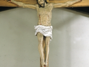 Ermita de San Esteban de Urdaiaga. Escultura. Cristo Crucificado