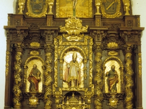 Iglesia parroquial de San Martín de Tours de Sorabilla. Retablo de San Martín de Tours