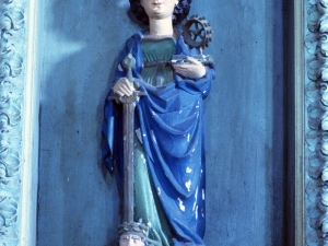 Ermita de San Marcial de Lizarraga. Escultura. Santa Catalina de Alejandría