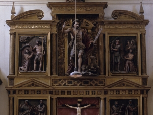 Iglesia parroquial de San Juan Bautista de Uzarraga. Retablo de San Juan Bautista