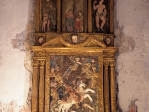 Ermita de Santiagomendi. Retablo de Santiago Matamoros