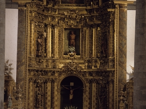 Iglesia parroquial de San Sebastián de Soreasu. Retablo de San Sebastián