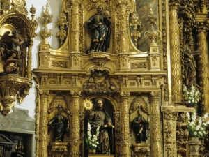 Iglesia parroquial de San Sebastián de Soreasu. Retablo de San Ignacio de Loyola