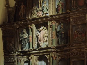 Iglesia parroquial de San Sebastián de Soreasu. Retablo de Santa Lucía