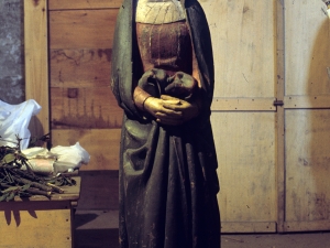 Iglesia parroquial de San Sebastián de Soreasu. Escultura. Virgen