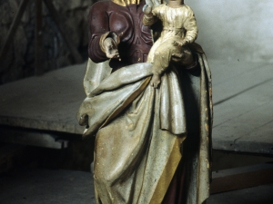 Iglesia parroquial de San Sebastián de Soreasu. Escultura. Virgen con niño