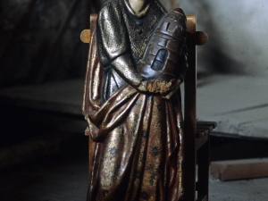 Iglesia parroquial de San Sebastián de Soreasu. Escultura. Santa Bárbara