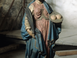 Iglesia parroquial de San Sebastián de Soreasu. Escultura. Santa Águeda